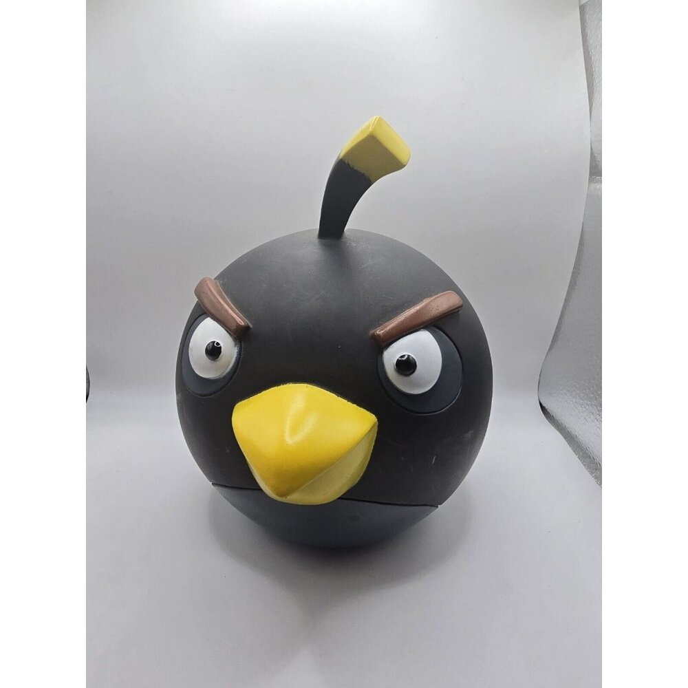 Angry Birds Bomb Bird Black Bird Plastic Piggy Coin Bank 2013
